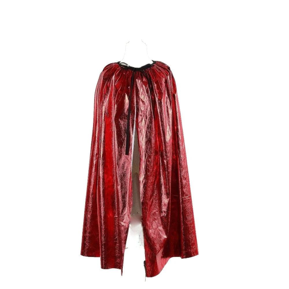 멋진 다목적 Grim Reaper 망토 나이트 클럽 바 드레스 코트 할로윈 키즈 케이프 긴 소품 마녀 가운 할로윈