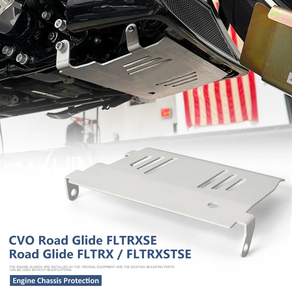 

Motorcycle Lower Engine Guard Bellypan Under Cowling Fairing Shrouds Belly Pan For CVO Road Glide FLTRXSE Road Glide FLTRX 2025