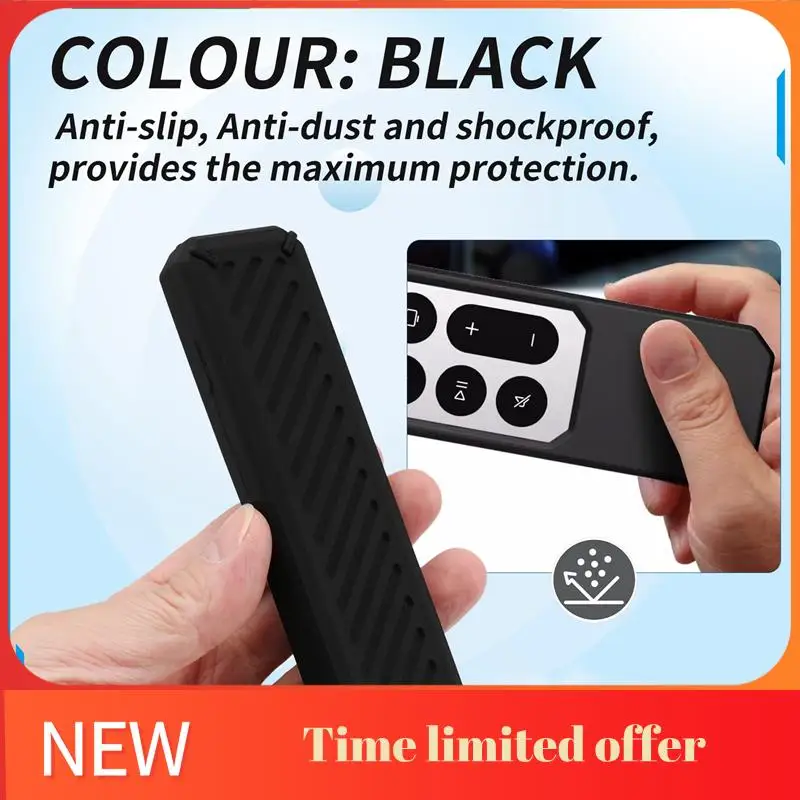 A42T-Silicone Remote Protective Case For -TV 4K Remote 2021 Anti-Slip Shockproof Soft Case Remote Control Case