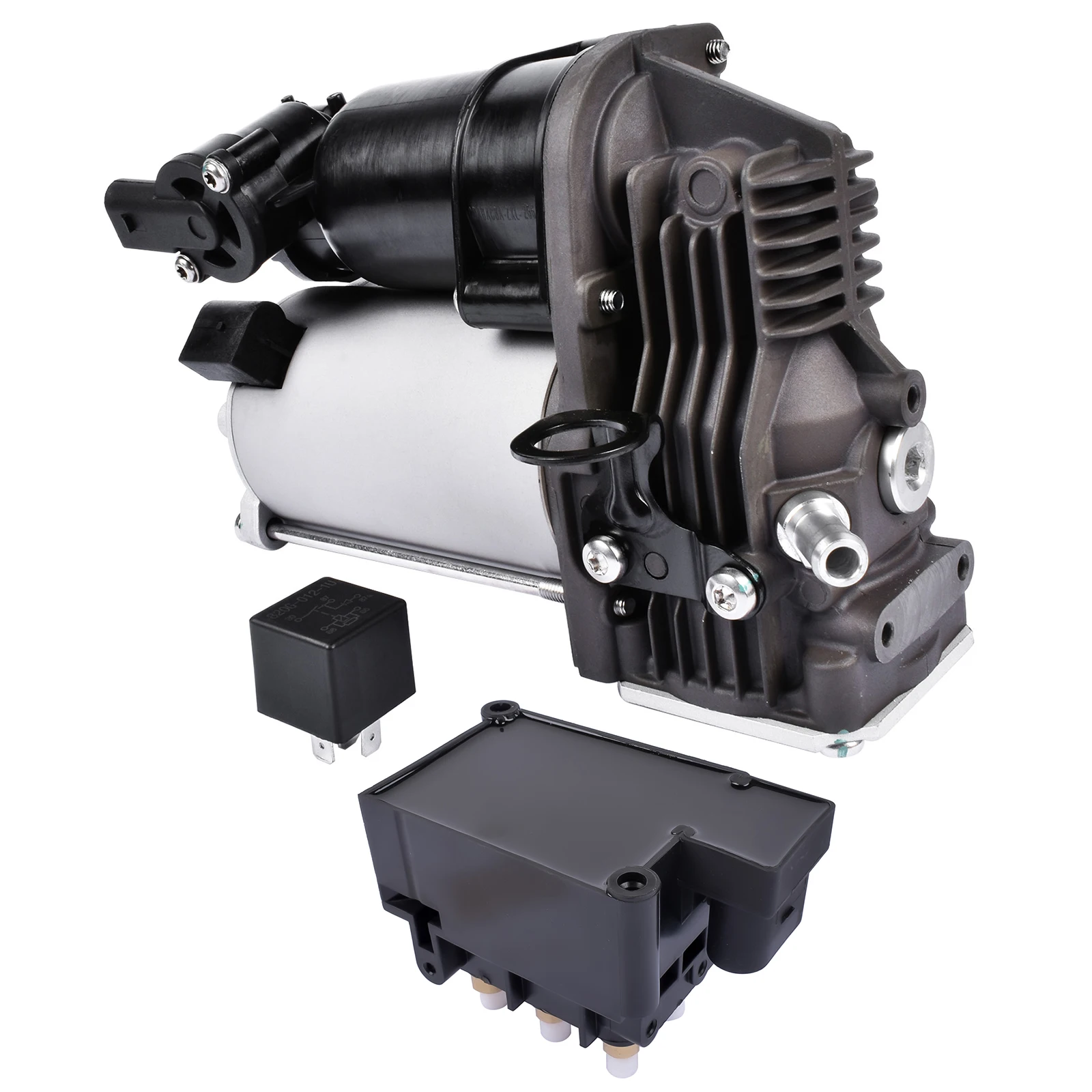 

AP02 Air Suspension Compressor Pump w/ Valve Block For Mercedes M ML GL X164 W164 AMG 320 350 420 450 500 280 300 CDI
