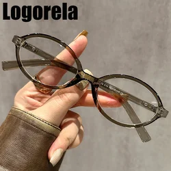 Logorela 9073 TR-90 Montatura per occhiali flessibile di alta qualità con bordo completo per occhiali da vista per uomo e donna