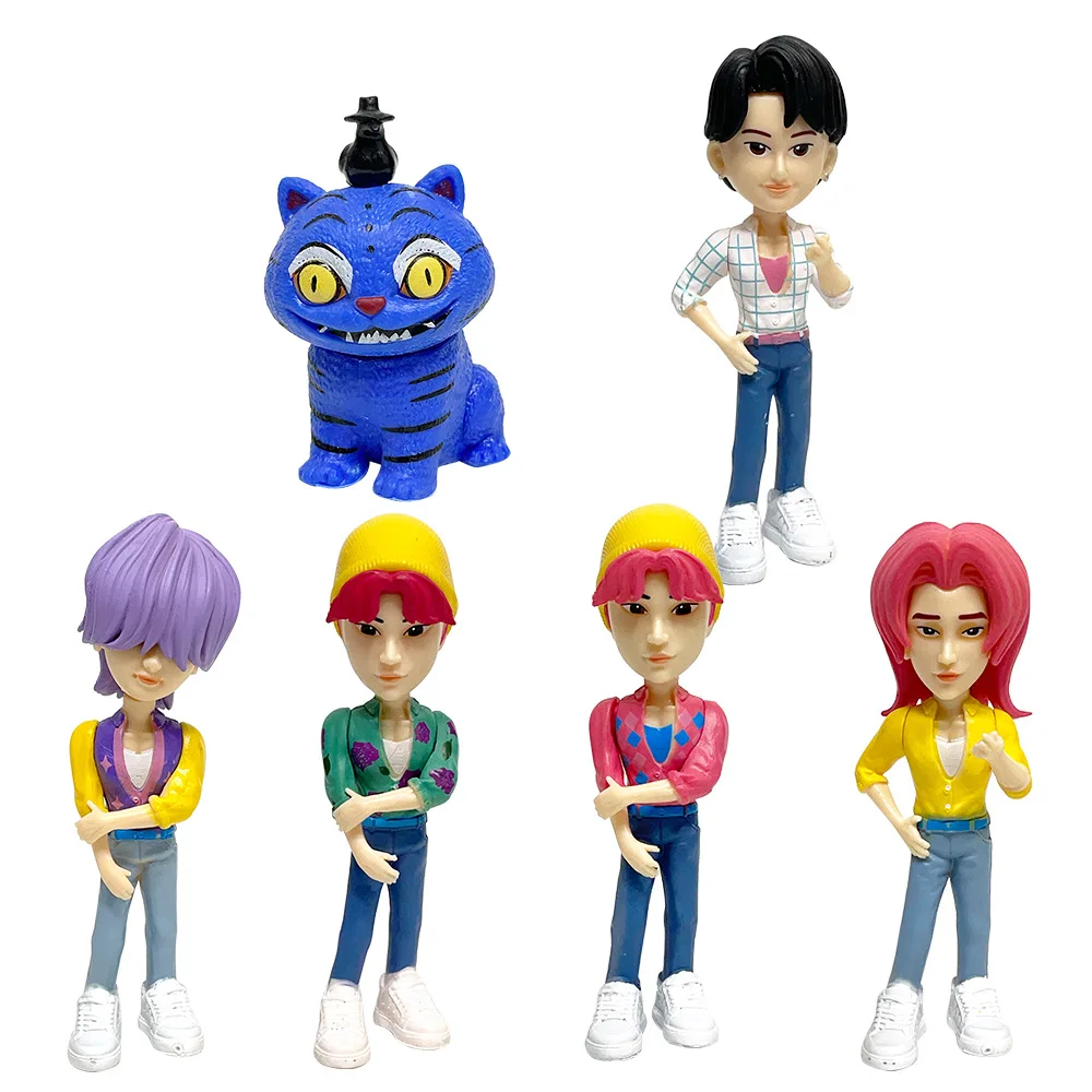 Anime Action Figure Demon Hunters Giocattoli Modello in PVC Bambola da collezione Decorazione della stanza Giocattolo di compleanno per bambini