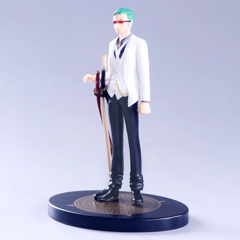 Anime One Piece Film Gold Roronoa Zoro Sword Snow Knife PVC Action Figure Game Statue Collectible Model Kids Toys Doll Gift 16CM