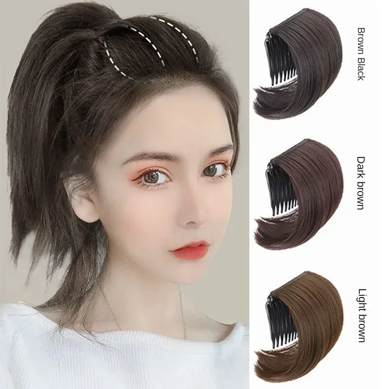 New 20cm Upgrade Invisible Hair Pads Clip in Hair Piece Seamless Pad Women Girls Natural Pads Top Cover Braiders barber tools