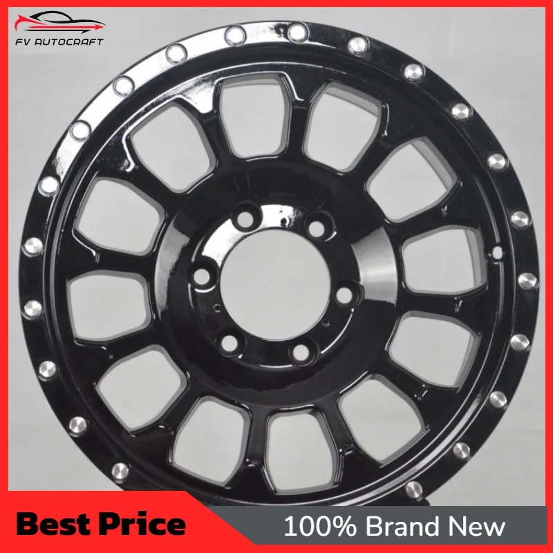 

【2026】Factory Direct Gloss Black Beadlock Off Road Alloy Wheels 17 Inch 5x139.7 6x139.7 4x4 Passenger Alloy With Casting Process
