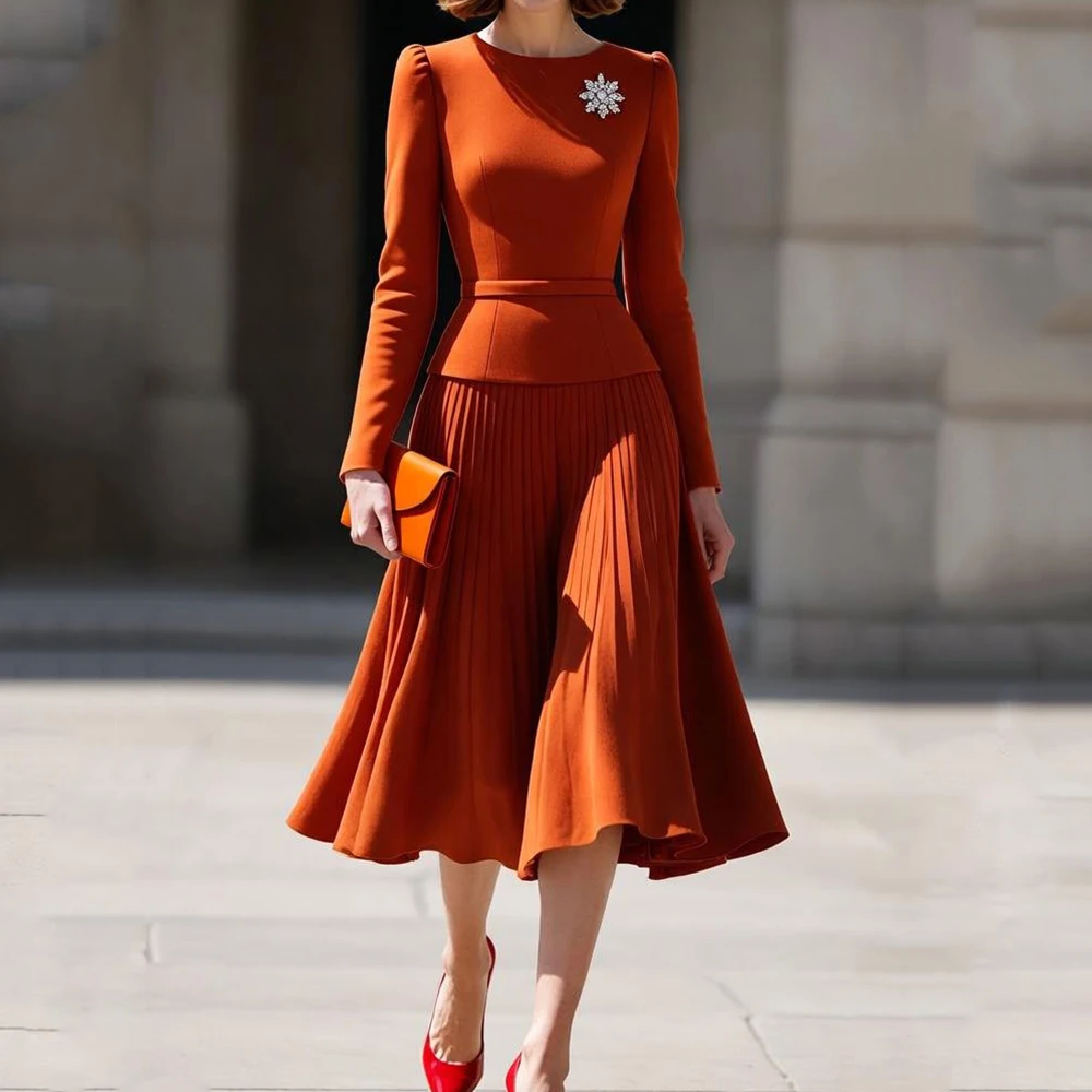 

Изысканные вечерние платья для мам невесты на заказ, драпированные женские нарядные платья А-силуэта, роскошные выпускные платья с кристаллами 2026