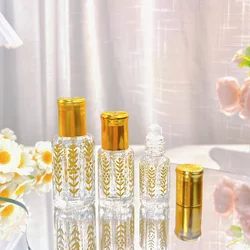 20/50pcs 3ml 6ml 12ml Clear Glass Perfume Roll On Bottle Thick Glass Essential Oil Bottles with Roller Ball Refillable
