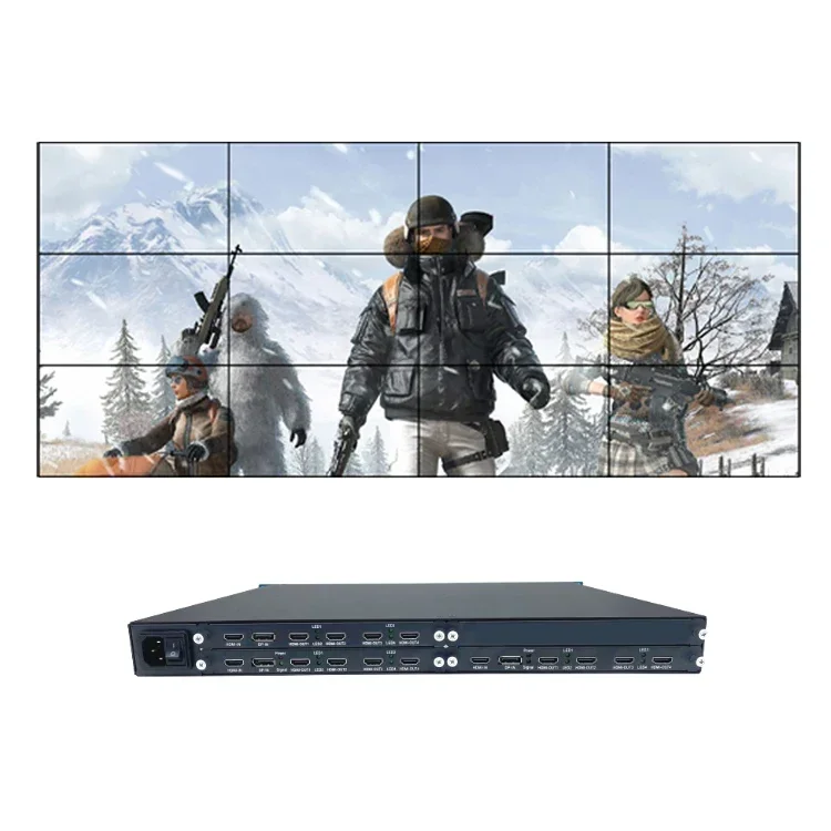 

Многоэкранная система «все в одном» для видеостен 4x3, 2x5, 3x4, 4K HDMI, контроллер для LCD-видеостен