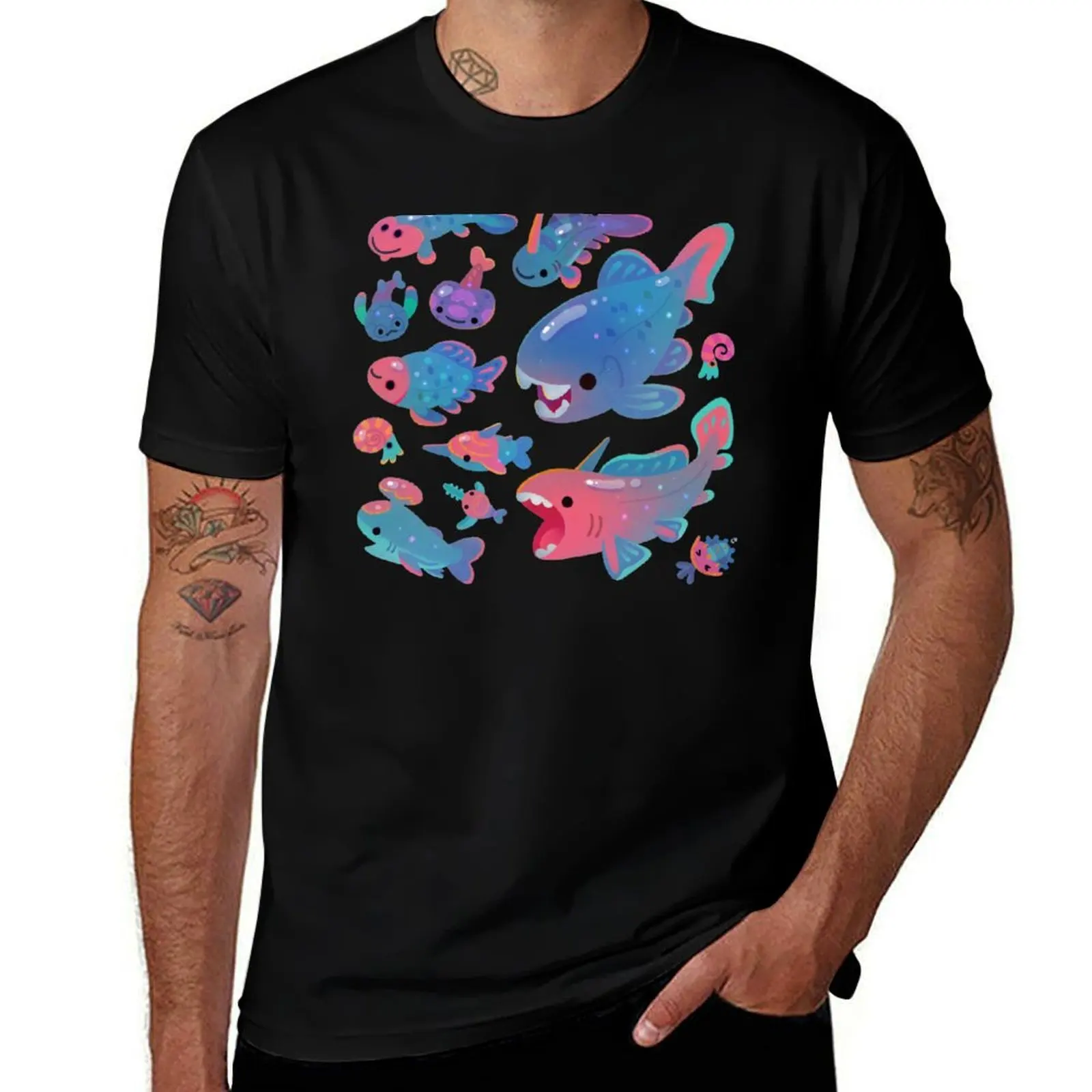 Devonian baby - pastel T-Shirt Large Size Basic Casual T-Shirt
