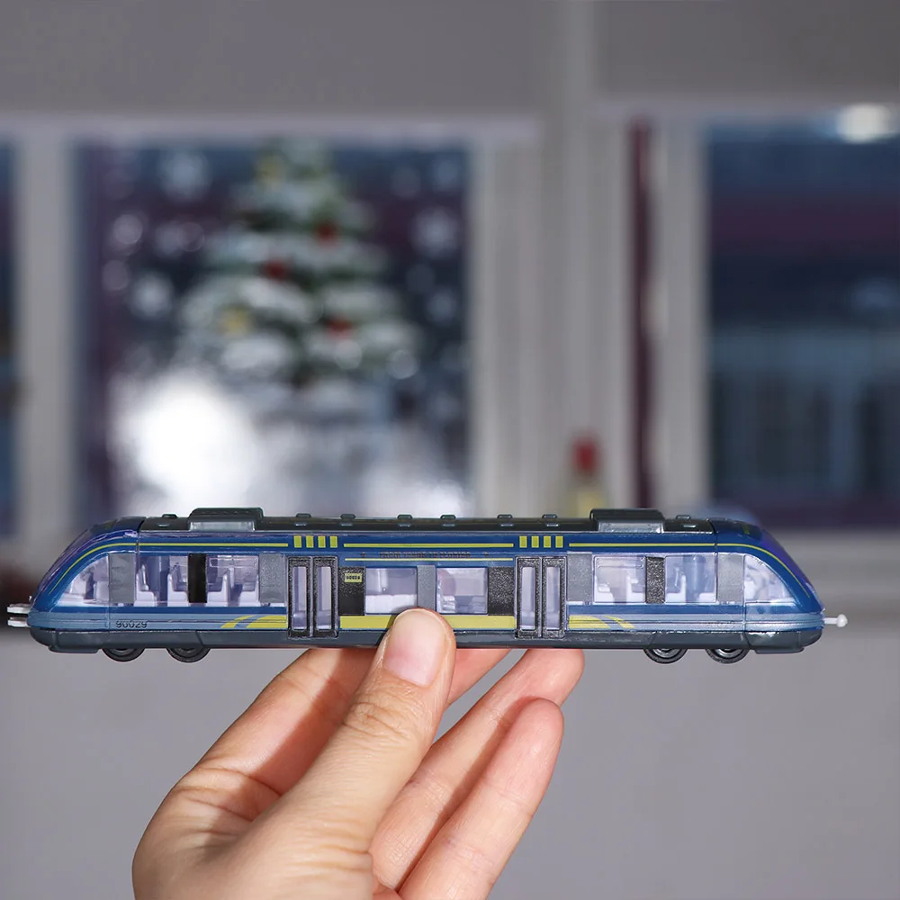 Special Educational  Metro Subway  Gift Alloy Metal High Speed Rail Underground Simulation Train  Diecast Train