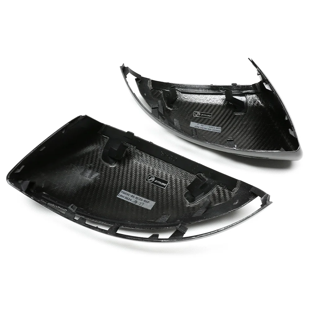 For Benz C S GLC E Class Mercedes W205 W222 W213 W238 X205 Dry Carbon Mirror cover 1:1 Replace Style AMG Side Caps LHD&RHD
