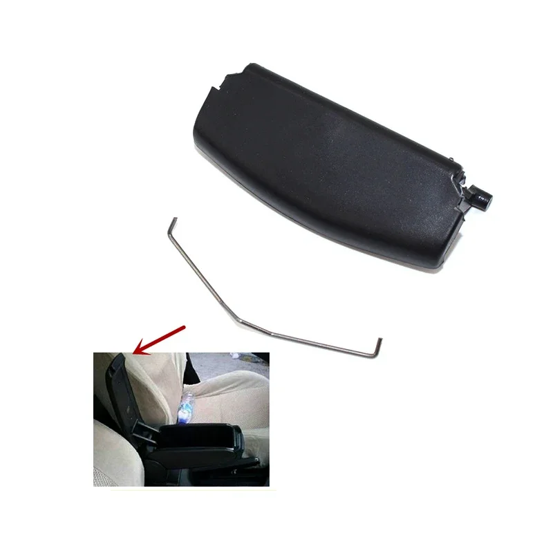 1Pc Car Center Armrest Box Latch Buckle Hand Lock Cover For Audi A4 B6 B7 2002‑2008 Console Repair Replacement Accessories