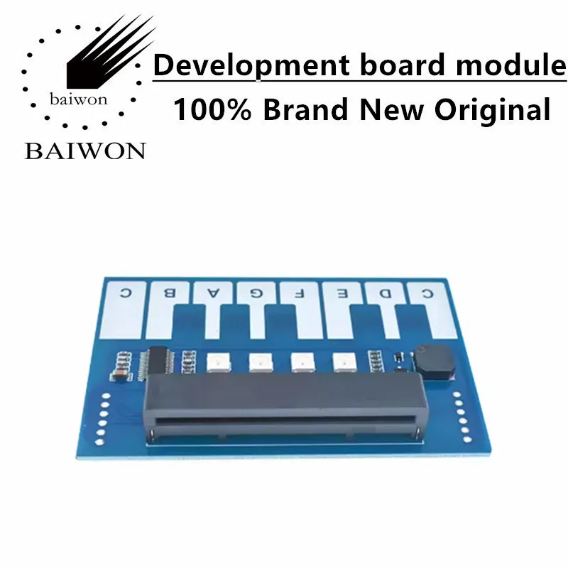 وحدة بيانو صغيرة 3.3 فولت لـ BCC micro: مفاتيح تعمل باللمس microbit لتشغيل الموسيقى، وحدة تحكم باللمس بالسعة TTP229