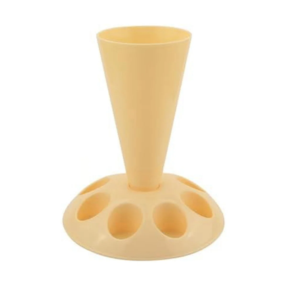 E-Piping Bag Stand, Piping Bag Holder with 8 Slots Nozzles, Plastic Pastry Bag Stand for Cake Decorating Kit