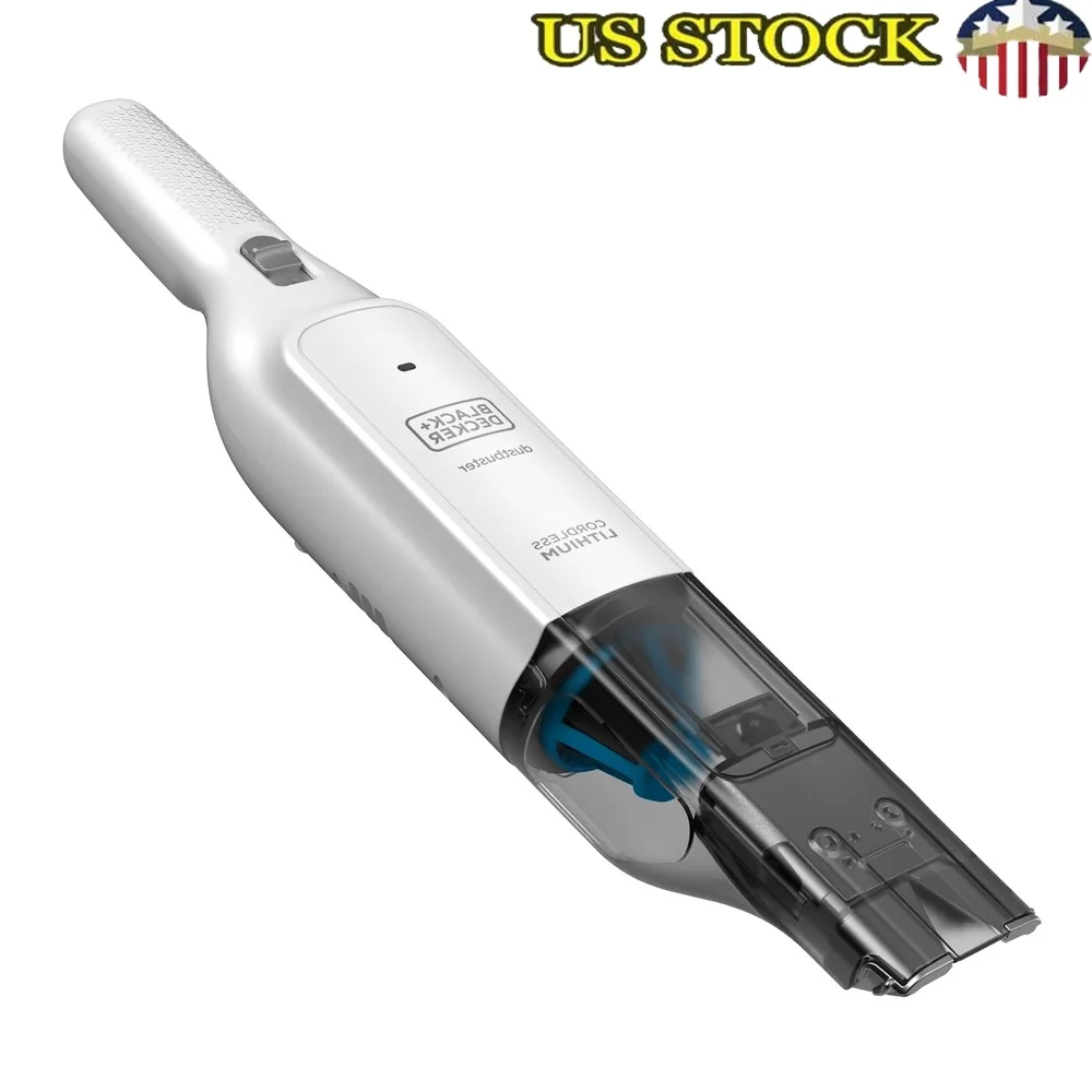 

Cordless Hand Vacuum Slim AdvancedClean Easy Empty Dustbin Lithium Ion Battery Extra Wide Nozzle 3X Suction Power Wall Mount