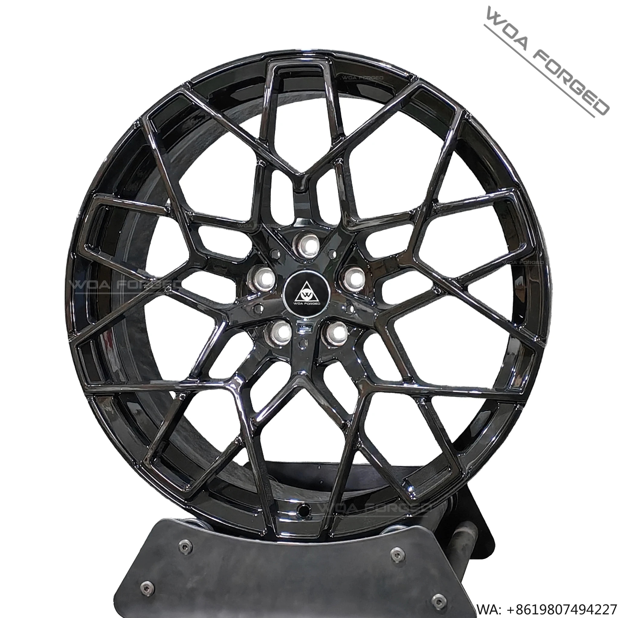 

WOA Customized Bright Black Forged Wheel with Deep Concave Design, 17 18 19 20 Inches, for
