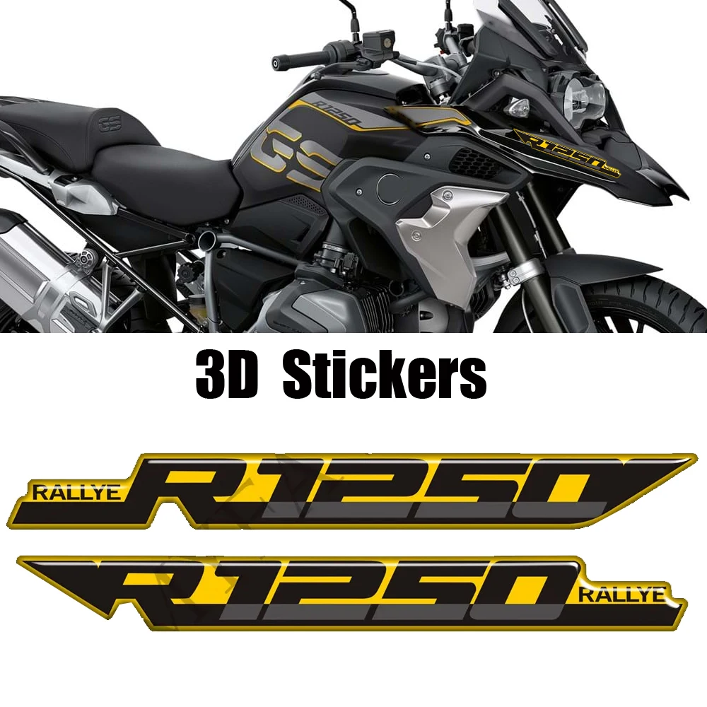 For BMW R1250GS R1250 R 1250 GS LC HP Rallye Gas Fuel Oil Kit Knee Tank Pad Stickers Decal Protection Rally Fairing Fender