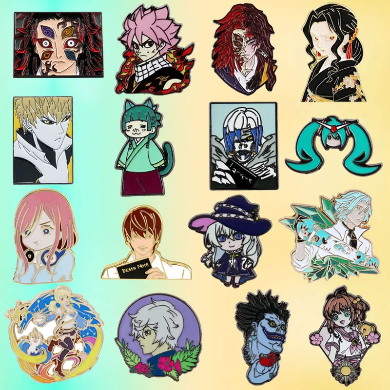 Classics Hot Blood Boy Anime Brooch Interesting Metal Enamel Badge Nice Workmanship Pin Applied To Clothing Decorate Gift