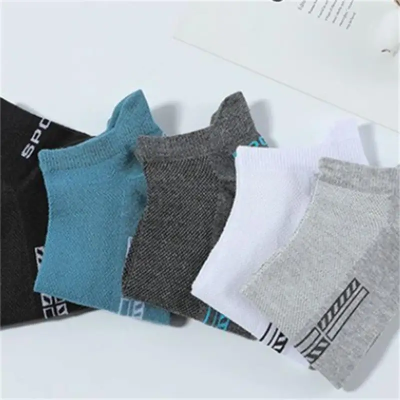 5 Pairs Men Socks Autumn Winter Breathable Men Socks Breathable Cotton Sports Sock Breathable Deodorant Business Socks