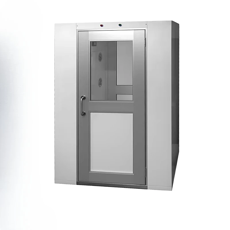 Laboratory Study on Color Steel Air Shower Room in Medical Cleanroom