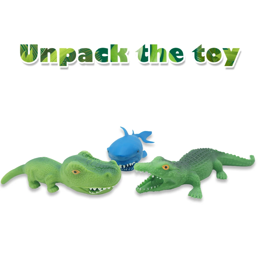 1 pcs New strange toys vent memory sand dinosaur lalalale dinosaur decompression stretching toys