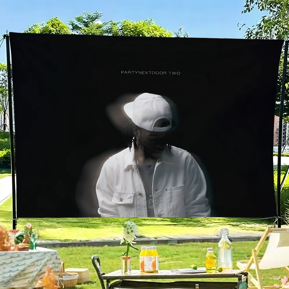 Singer P-PARTYNEXTDOOR flag Advertising Banner for Camping Decoration Outdoor & Garage Wall Hanging Decorations