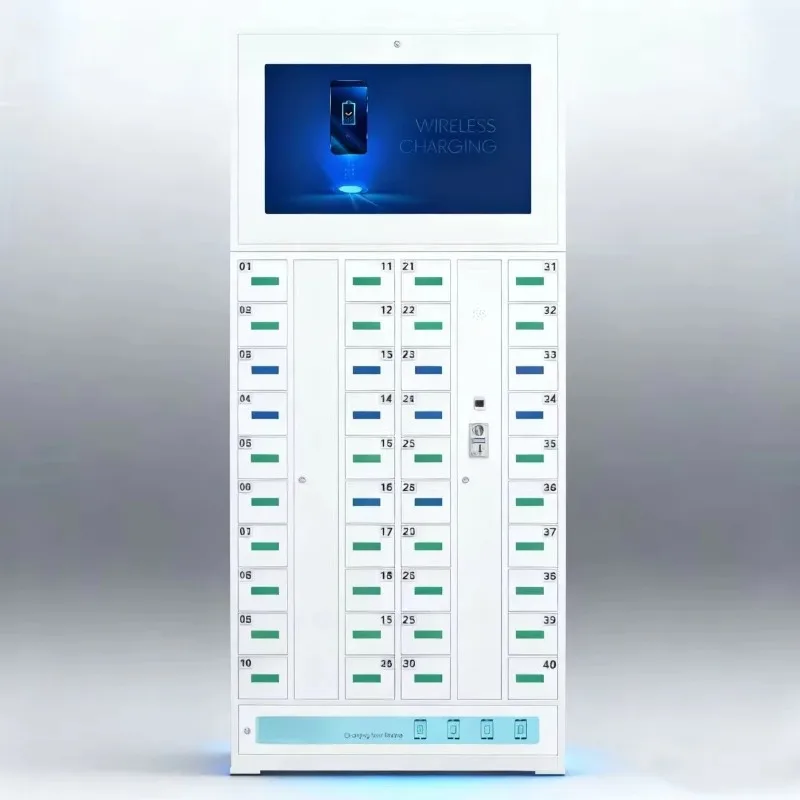 Custom Design Steel Coin-operated Password Protected Office Charging Waterproof Durable Smartphone Locker