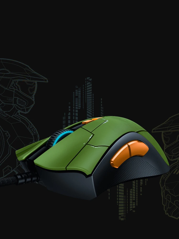 Imagem -03 - Razer-deathadder v2 Halo Wired Mouse Edição Limitada