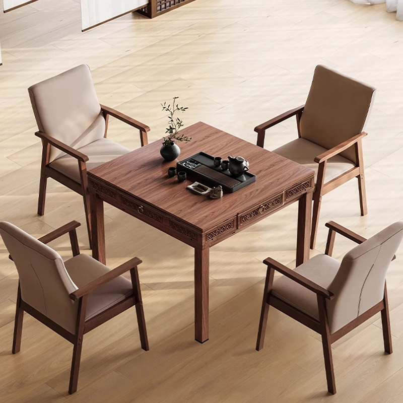 

Современный простой стол для маджонга в скандинавском стиле для гостиной, автоматический стол для маджонга, карточная игра, мебель для дома Comedor 4, Sillas FYMT