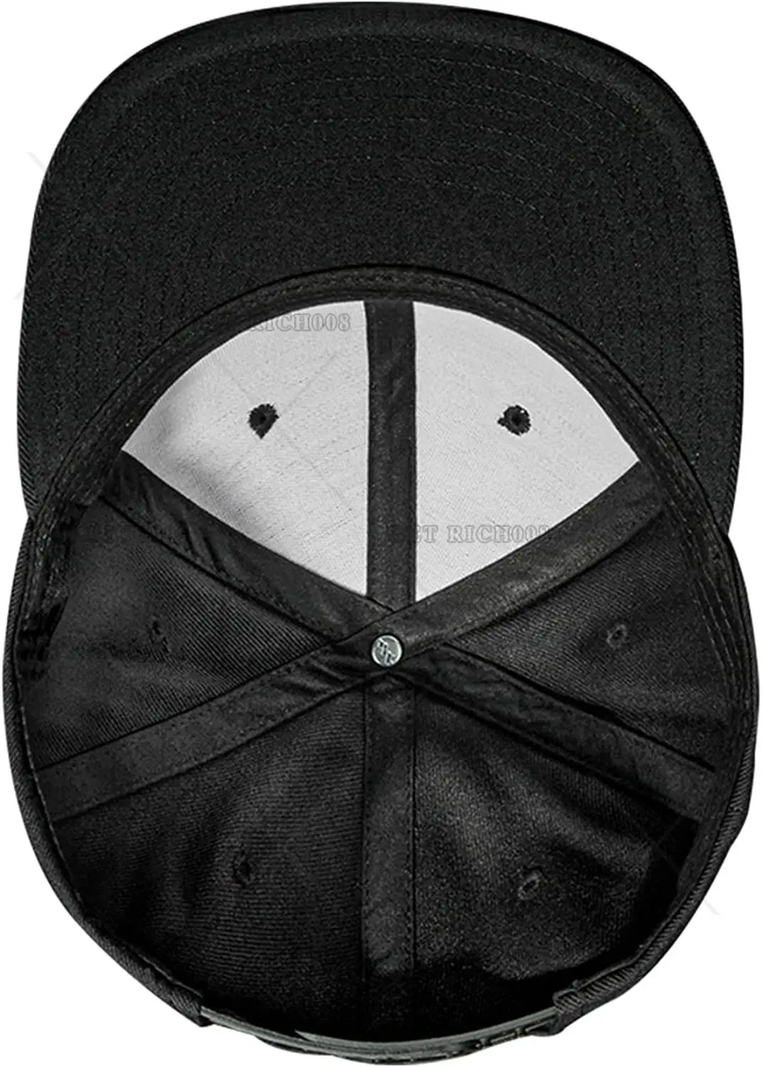 Casquette de baseball noire réglable pour hommes, chapeau Snapback tête de mort pour garçons, casquettes de camionneur papa, chapeaux ajustés, mode hip hop, bec plat drôle