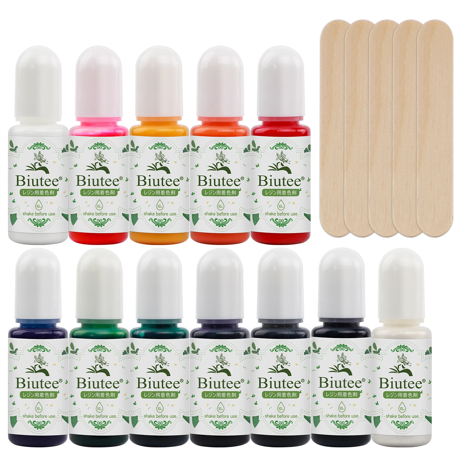 Pigmentos de resina para fabricación de joyas, molde de resina epoxi UV, colorante líquido, suministros para manualidades, 10ml