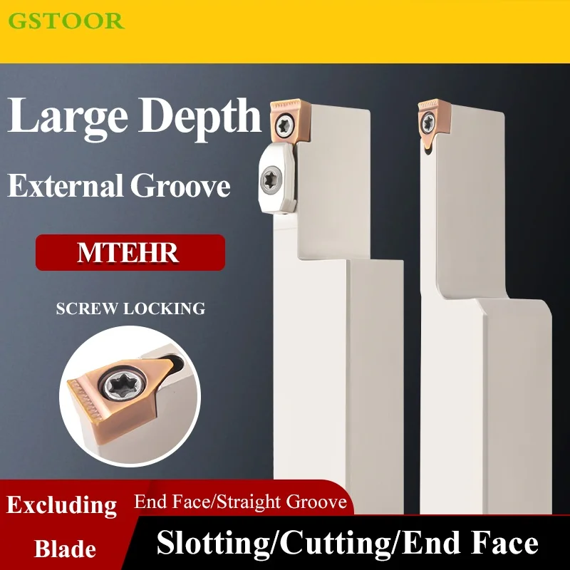 

MTEHR 2525M10 MTEHR2525M08 Токарный станок с ЧПУ с большой прорезью, токарный держатель инструмента TGUN, удлиненный режущий глубокий инструмент