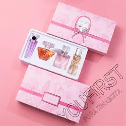 Perfume De marca De 105ml para Mujer, caja De regalo De lujo, Juego De 4 piezas, Perfume De fragancia duradera, Perfume Floral original para Mujer