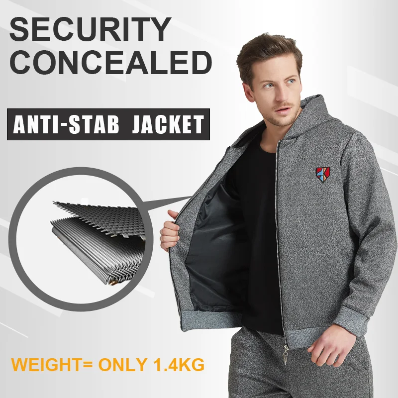 2022 Anti-stab Military Tactical Safe Jacket Bodyguard Police Businessman Outdoor invisible Self-defense fashion Casual Coat