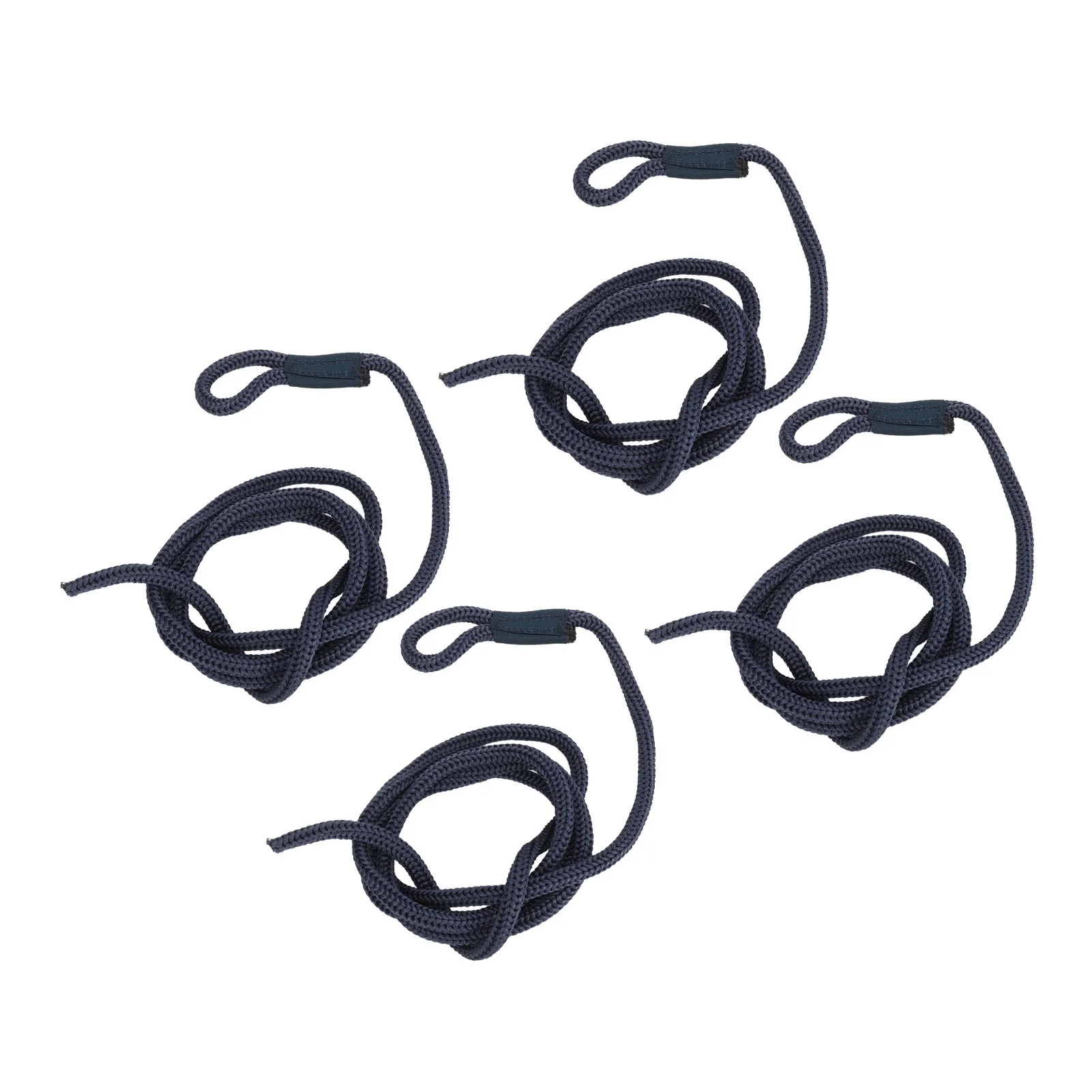 4PCS Dock Line 1.5m Long High Strength Polyester Wear Resistance Boat Bumper Ropes for Marine