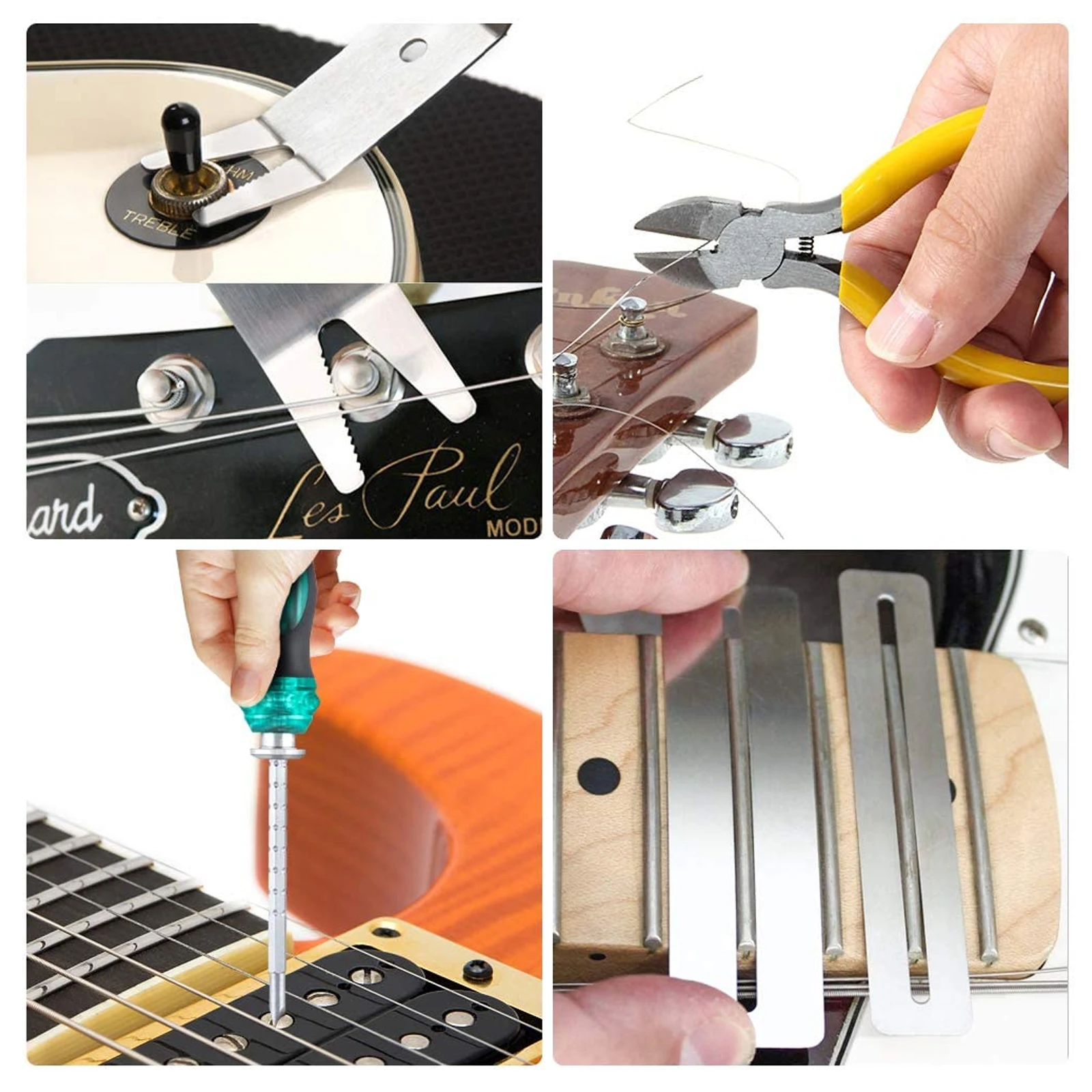 

Guitar Repair Tools Kit Tool Set For String Intonation Action Adjustment Luthier Accessories