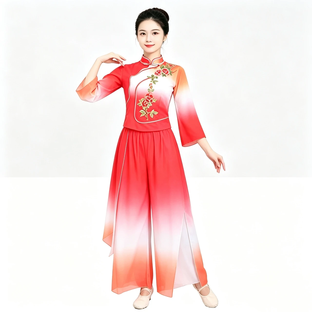 2026-new-style-joyful-classical-dance-costume-yangge-performance-clothes-square-dance-waist-drum-dance-fan-dance-outfit