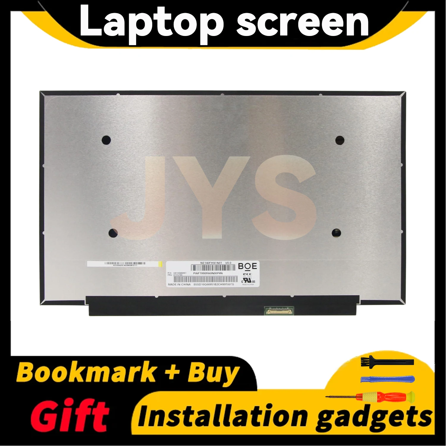 

Suitable for Lenovo Thinkpad X1 Carbon 8th Gen laptop screen LCD screen LCD display LCD PANELS 14.0 FHD IPS 01YN155 5D11C95349