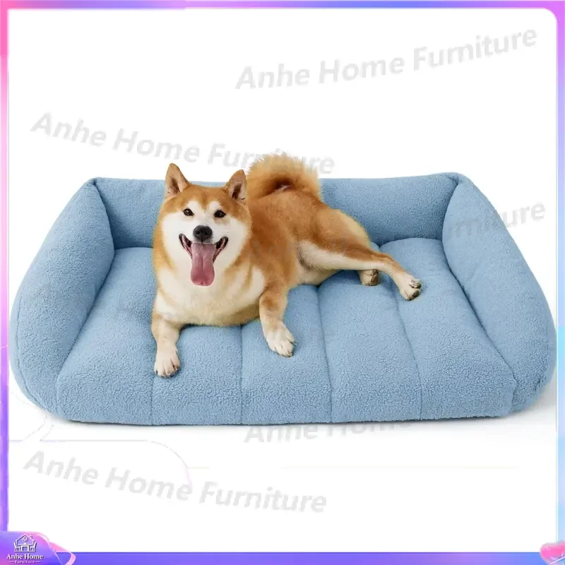 Large Dog Bed Orthopedic Egg Crate Foam Pet Sofa Breathable Luxury Washable Puppy Mattress Soft Nest Furniture for Big Dogs
