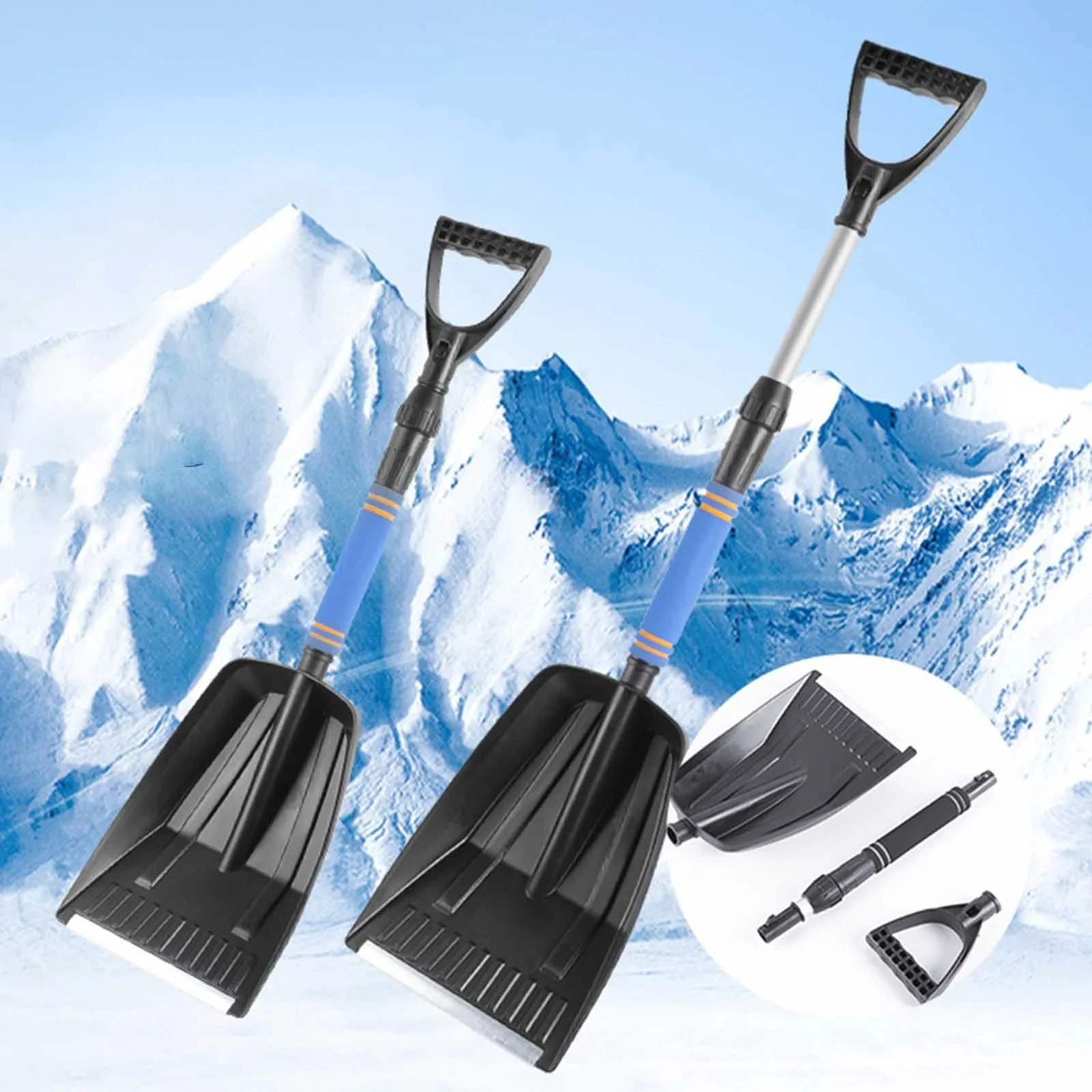 

Snow Removal Shovel Car Frost And Snow Removal Tool Car Snow Brush Snow Scraper -Icing Shovel Winter Car Supplies