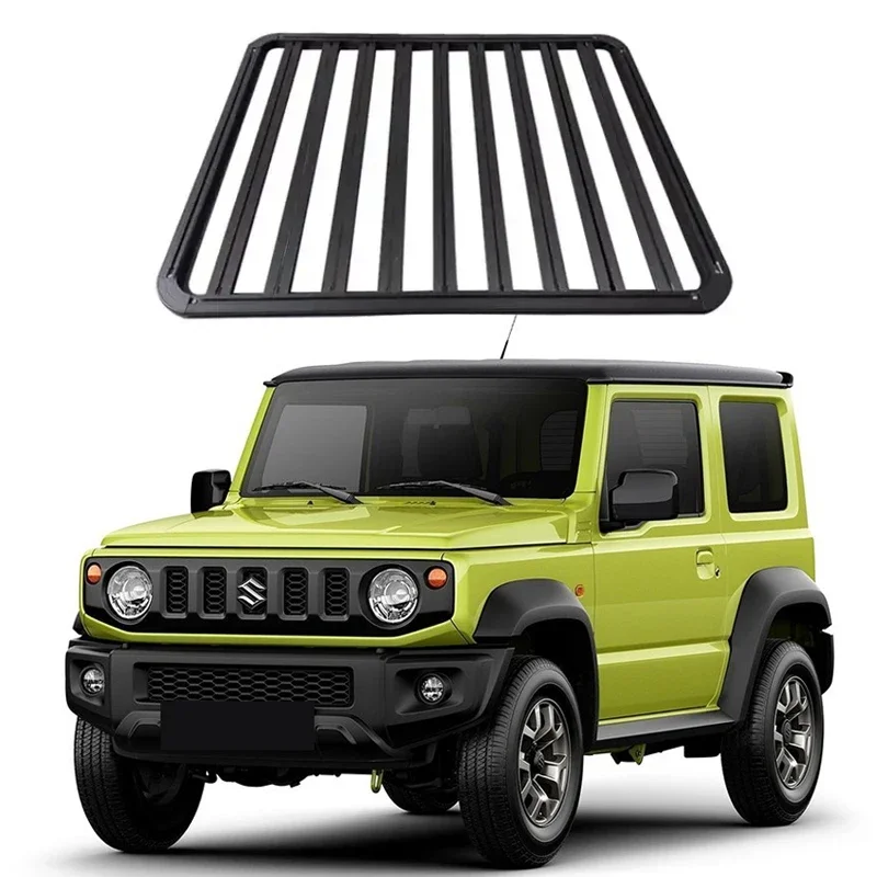 

Cross bar frame guality aluminum 4x4 luggage bar car Roof Rack roof luggage basket For Suzuki Jimny 2019+