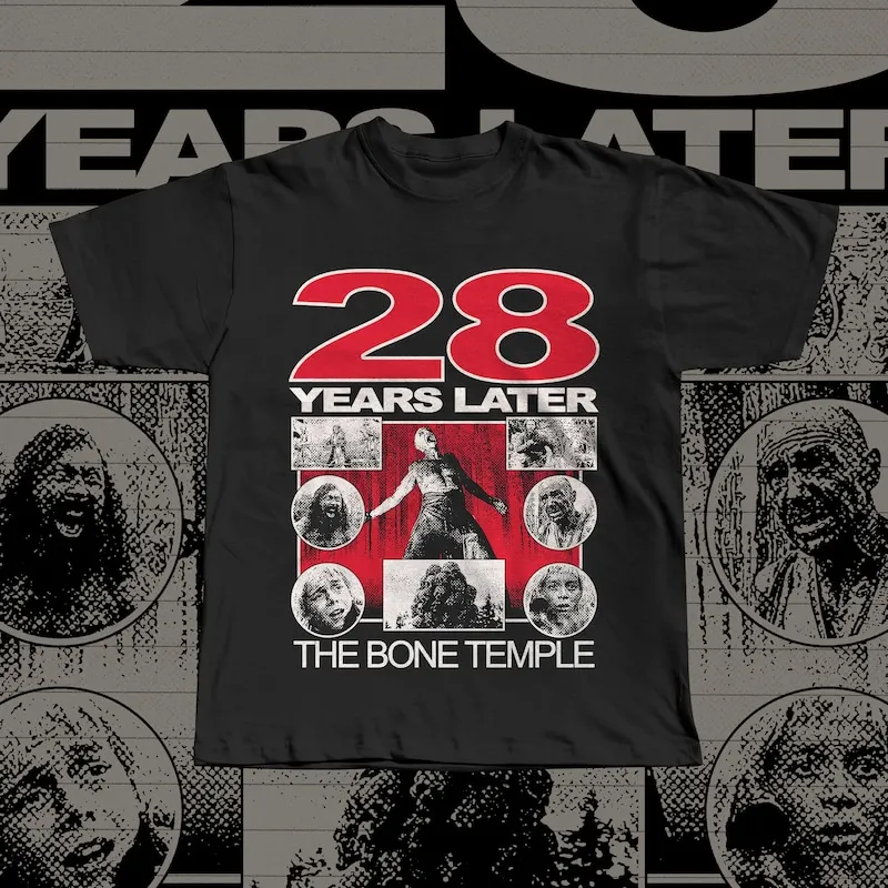 28 Years Later: The Bone Temple T-Shirt, Horror Movie Graphic Tee
