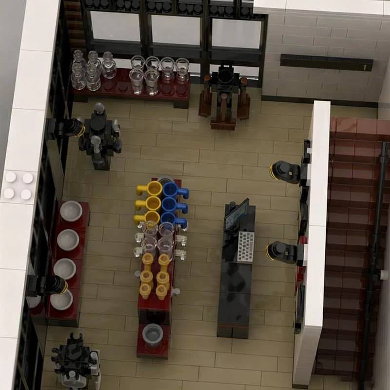 City Street View Model MOC Building Bricks New Yorker Shopping Mall Modular Technology Children Holiday Gifts Assemble Toys Suit