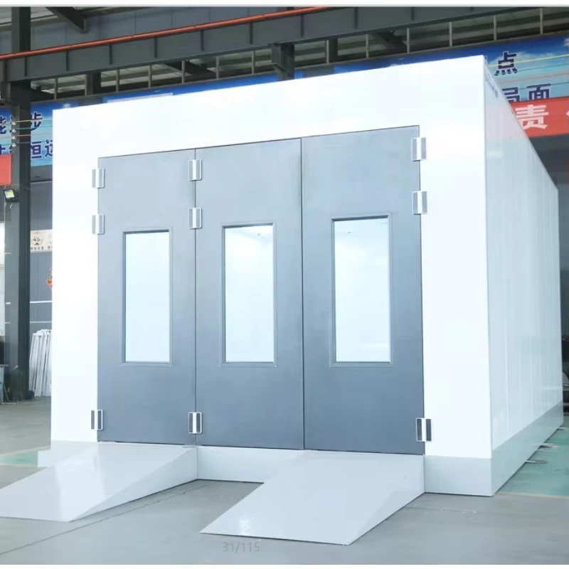 FOB Price LX3 High Quality Standard Diesel Vehicle Spray Booth Mobile Car Paint Spraying Oven