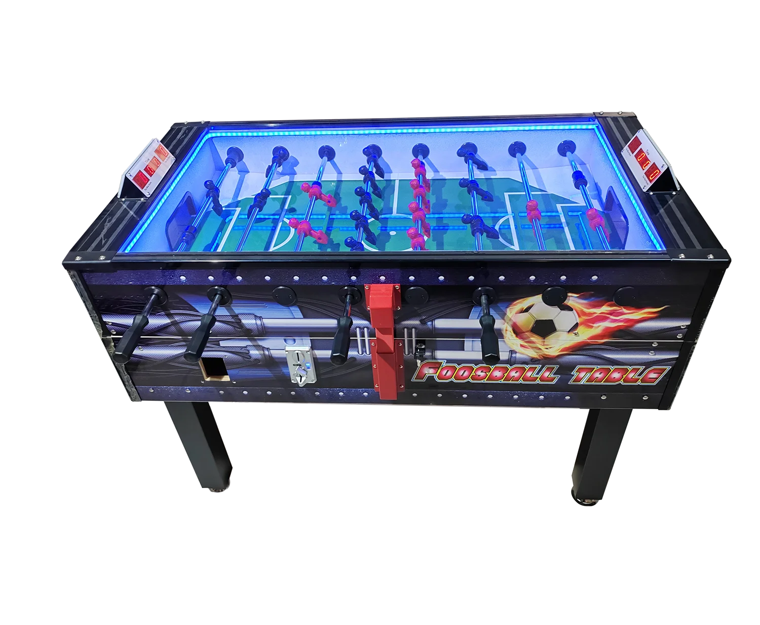 

Coin-operated arcade cabinet Electronic football sports football table machine Table football table entertainment game