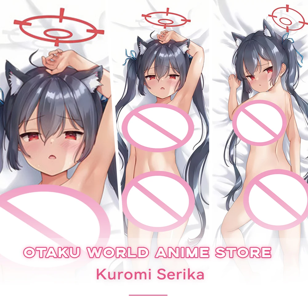 Blue Archive Kuromi Serika Dakimakura Anime Otaku Waifu Life Hugging Body Pillow Case Cushion Pillow Cover Bedding Pillows Decor