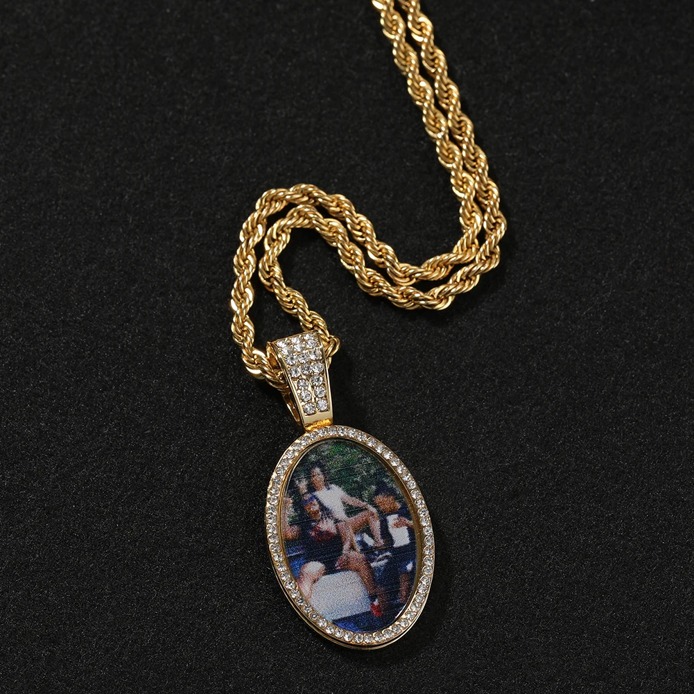 

Uwin на заказ кулон с изображением из нержавеющей стали DIY квадратный/овал/образная форма сердца изображение с гравировкой имени памятный подарок ювелирные изделия в стиле хип-хоп