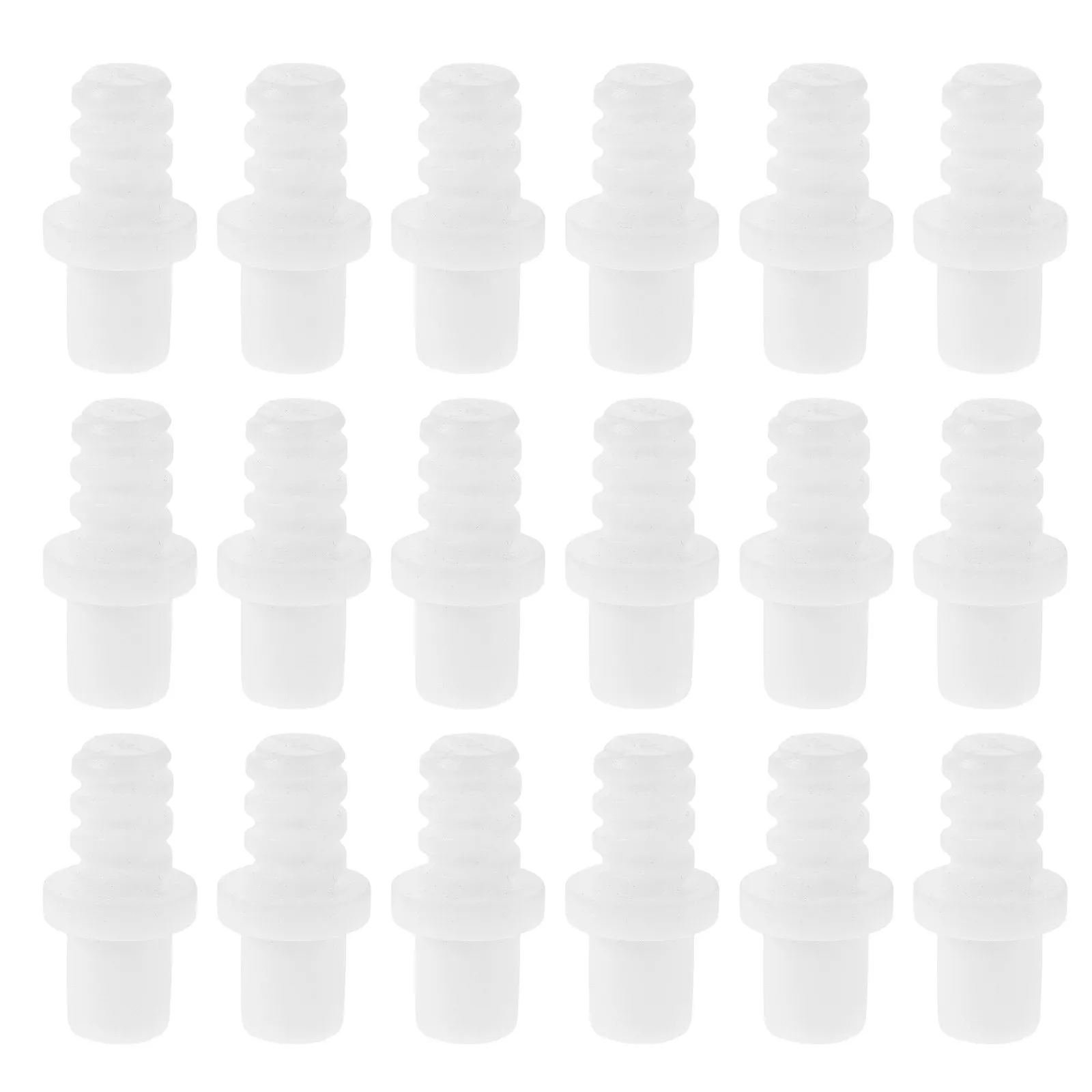 20Pcs Toilet Brush Handle Fixing Connector Spiral Joint Adapter for Brush Head Replacement Enhanced Stability Ergonomic Cleaning