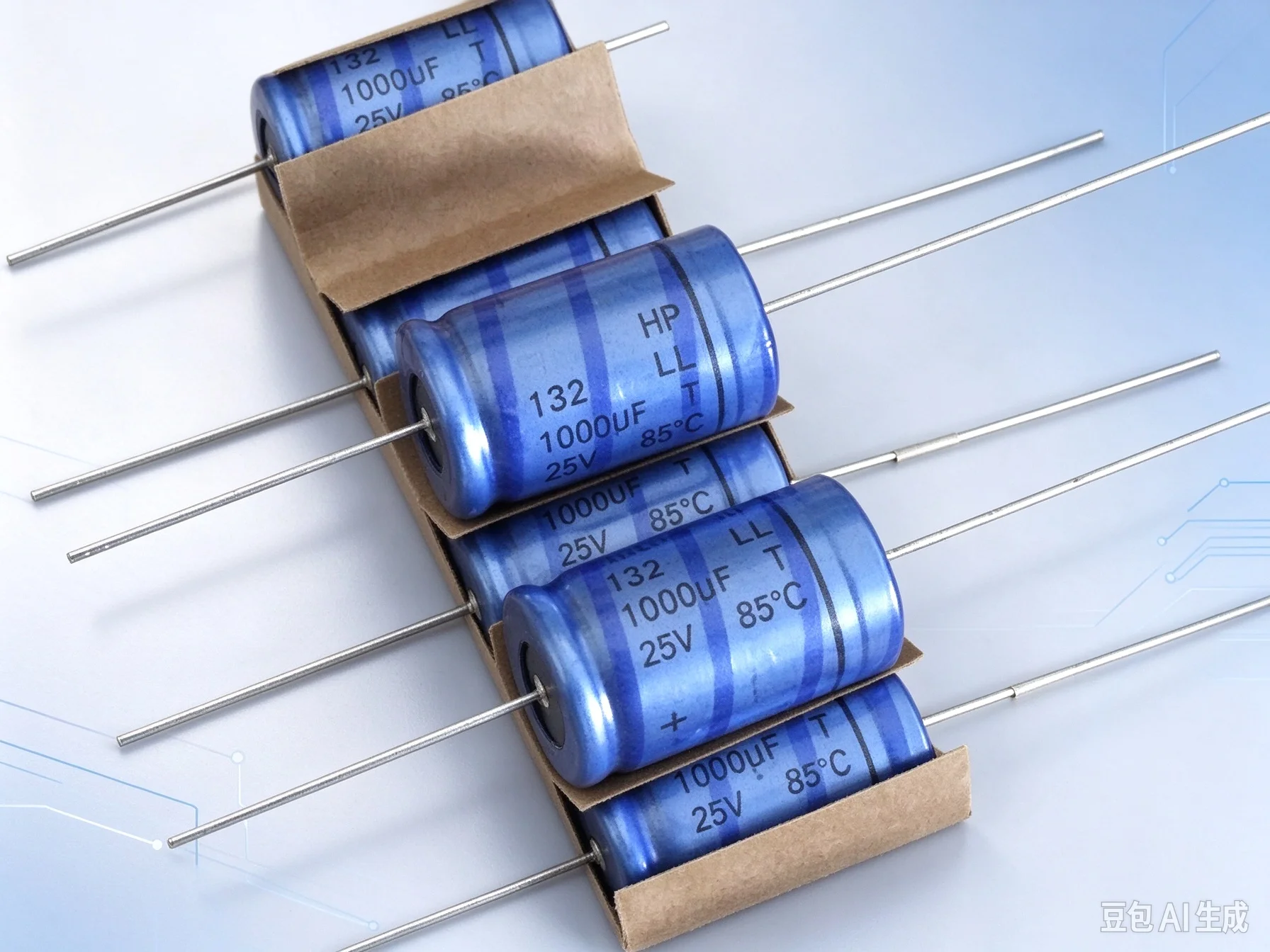 condensatore-elettrolitico-audio-originale-philips-hp132-ll-1000uf-25v-confezione-da-5-pezzi