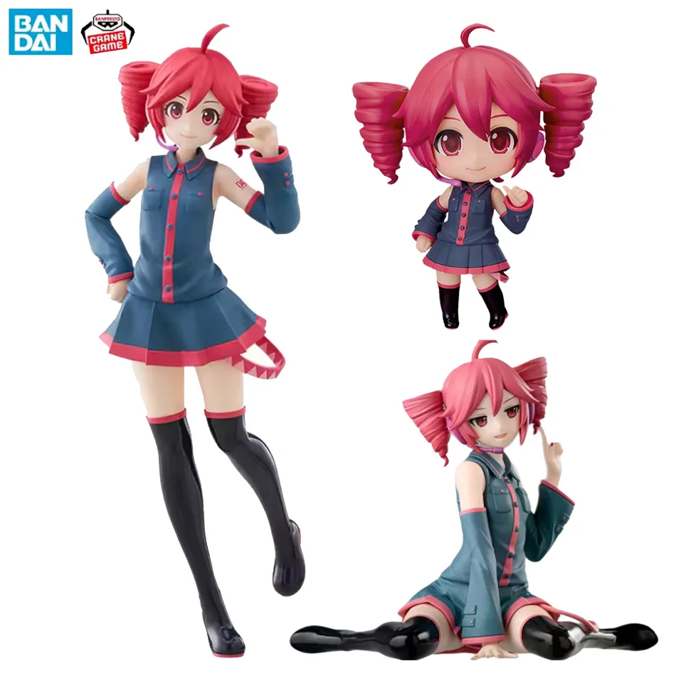 Original Bandai Utau Kasane Teto Premium Chokonose Actionfigur PVC-Modell Sammlerstück Anime-Figur Geburtstagsgeschenk